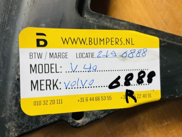 Onderplaat Volvo V40-31383735 Bumperlip 2-R1-6888R