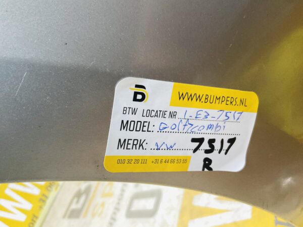 Bumper Volkswagen Golf 7 Combi Station 2012-2020 Achterbumper 1-E3-7517R