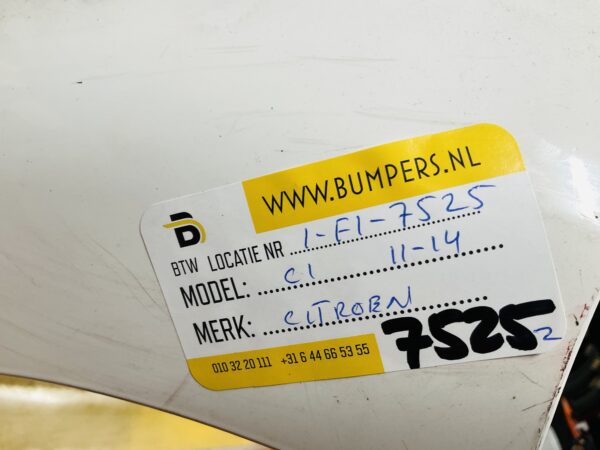 BUMPER Citroen C1  2011-2014 VOORBUMPER 1-F1-7525z