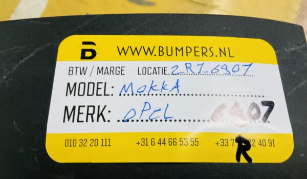 Zijscherm Strip Opel Mokka Scherm 2-R7-6907R