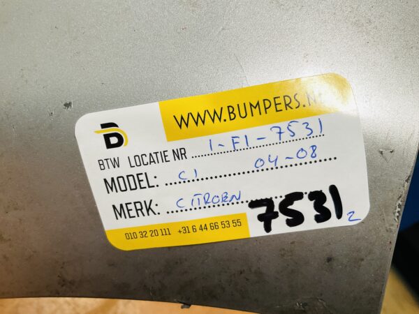 BUMPER Citroen C1  2004-2008  VOORBUMPER 1-F1-7531z