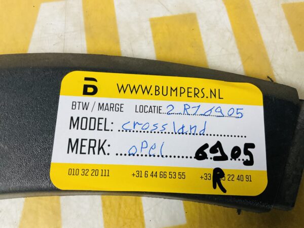 Zijscherm Strip Opel Corssland Scherm 2-R7-6905R