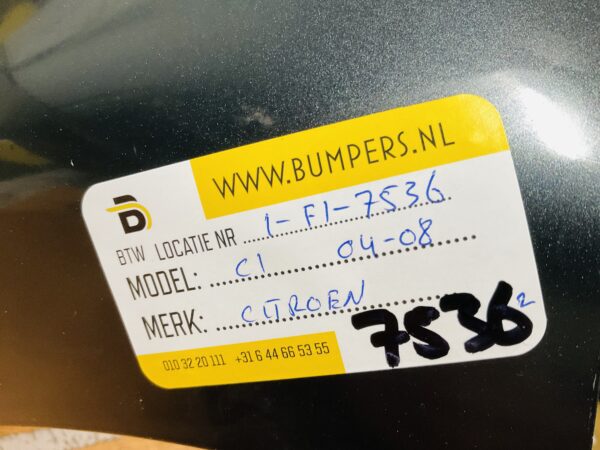 BUMPER Citroen C1  2004-2008  VOORBUMPER 1-F1-7536z