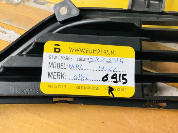 Gril Opel Karl 2014-2022 95238831 bumper 2- R2-6915R