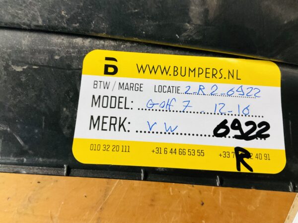 Gril Volkswagen Golf 7 2012-2016 5G0.853.653E bumper 2- R2-6922R