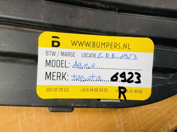 Gril Toyota Aygo 53112-0H170 bumper 2- R1-6923R