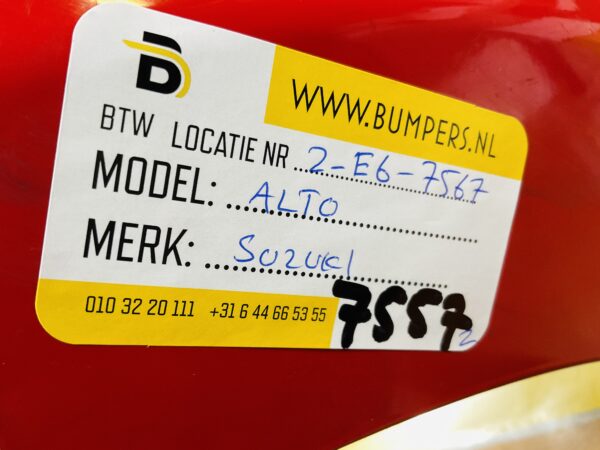 BUMPER Suzuki Alto  VOORBUMPER 2-E6-7557z