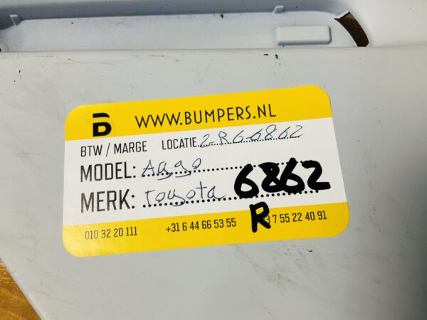 Spoiler Toyota Aygo 521510H020 Rooster Achter Bumper 2-R5-6862R