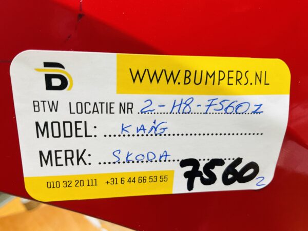 BUMPER Skoda Kamiq 2019-2022  VOORBUMPER 2-H8-7560z
