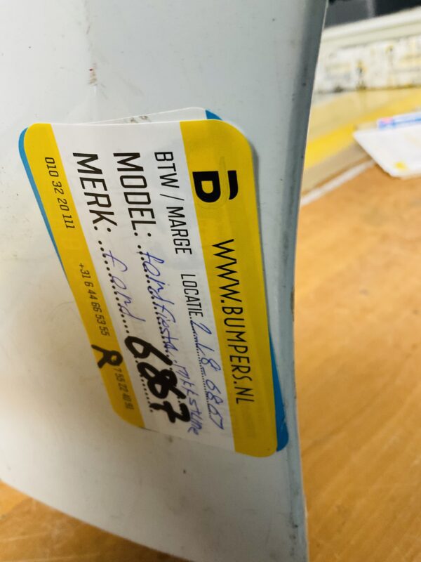 Spoiler Ford Fiesta Mk7 Facelift Bumperlip 2-L8-6867R