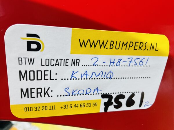 BUMPER Skoda Kamiq 2019-2022  VOORBUMPER 2-H8-7561z