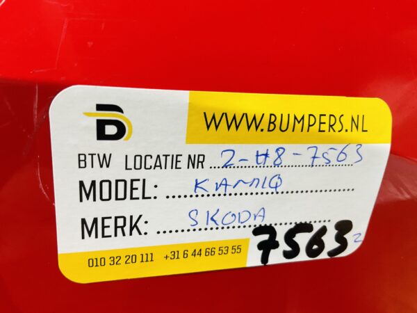 BUMPER Skoda Kamiq 2019-2022  VOORBUMPER 2-H8-7563z