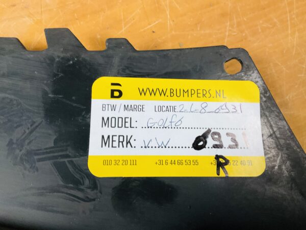 Bumper Lip Volkswagen Golf 6 Bumper Onderplaat 2-L8-6931R