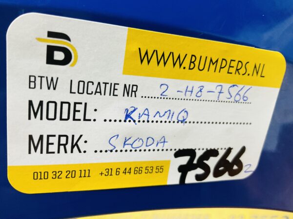 BUMPER Skoda Kamiq 2019-2022  VOORBUMPER 2-H8-7566z