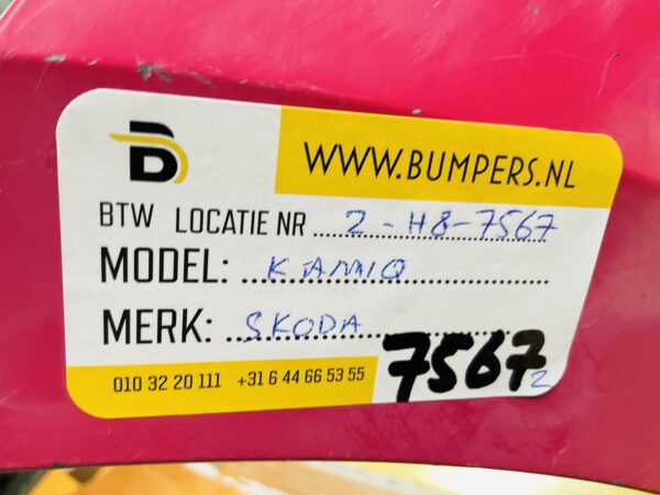 BUMPER Skoda Kamiq 2019-2022  VOORBUMPER 2-H8-7567z