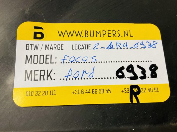 Onderplaat Ford Focus Bumperlip 2-R4-6938R