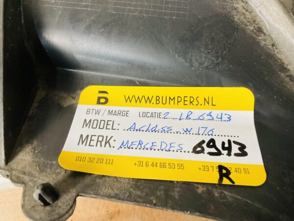 Spoiler Mercedes A klasse W176 Achterbumperlip2-L8-6943R