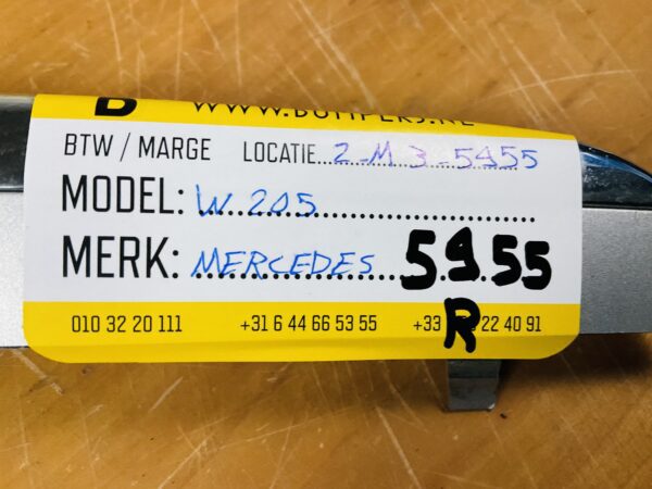 Grill Mercedes C klasse W 205 Gril Lijst 2-M3-5955R