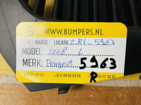 Grill Peugeot 2008 Links  Rooster Gril 2-R1-5963R