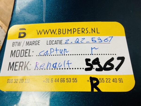 Bumper Hoek Renault Captur 2-Q2-5967R