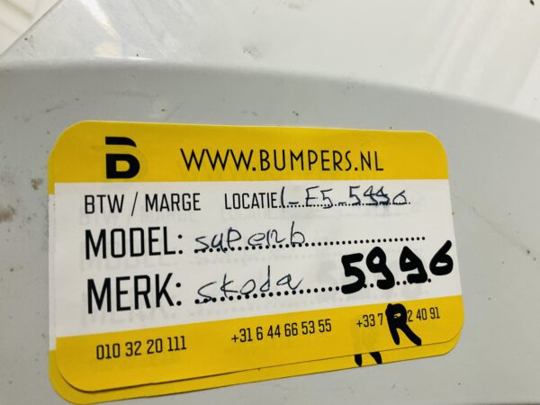 Bumper Skoda Superb Achterbumper 1-E5-5996R