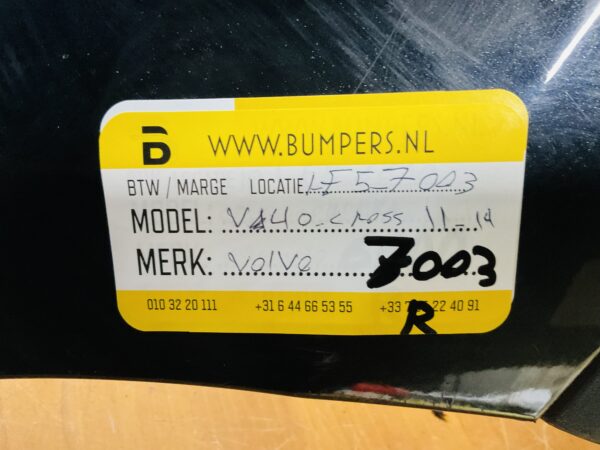 Bumper Volvo V40 Cross country 2011-2014 Achterbumper 1-E5-6003R