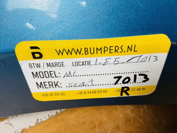 Bumper Seat Mii 2011-2023 Achterbumper 1-E5-7013R