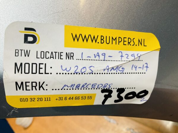 BUMPER Mercedes C Klasse W205 AMG  2014-2017 VOORBUMPER 1-A9-7300z
