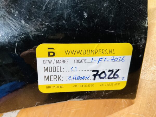 BUMPER Citroen C1  2004-2007 VOORBUMPER 1-F1-7026z