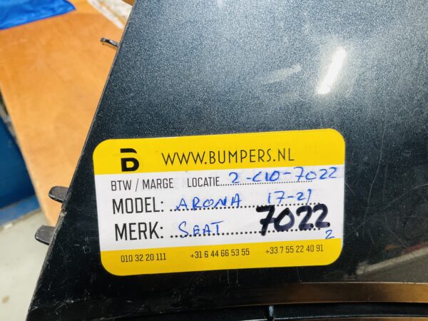 BUMPER Seat Arona  2017-2021 VOORBUMPER 2-C10-7022z