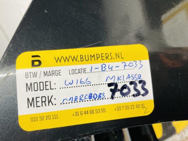 BUMPER Mercedes M Klasse W166 2011-2015 VOORBUMPER 1-B4-7033z