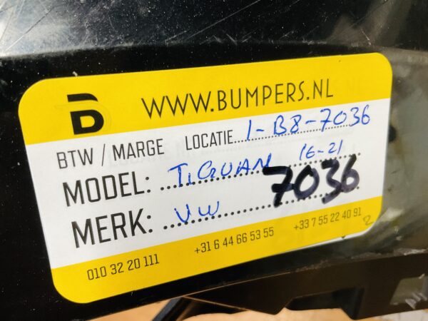 BUMPER Volkswagen Tiguan 2016-2021 VOORBUMPER 1-B8-7036z