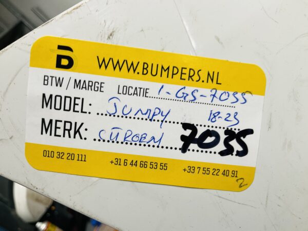BUMPER Citroen Jumpy 2018-2023 VOORBUMPER 1-G5-7035z