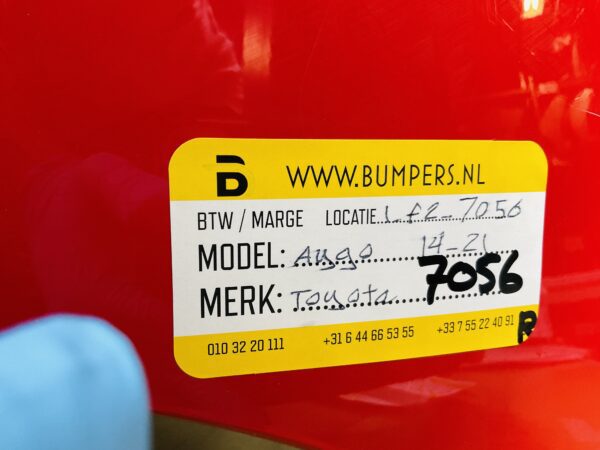 Bumper Toyota Aygo 2014-2021 Achterbumper 1-F2-7056R