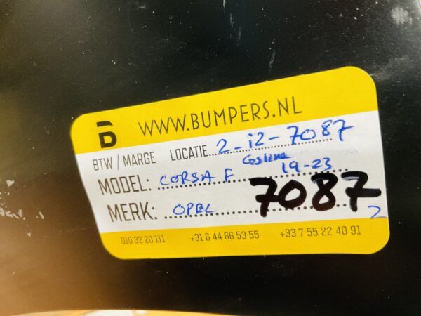 BUMPER Opel Corsa F GS Line GS-Line  2019-2024 VOORBUMPER 2-i2-7087z