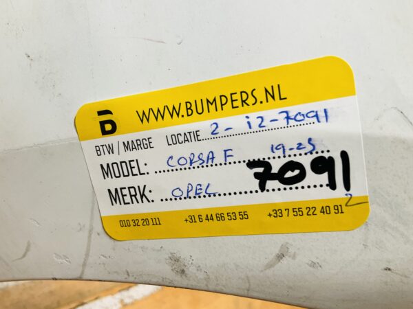 BUMPER Opel Corsa F 4xpdc 2019-2024 VOORBUMPER 2-i2-7091z