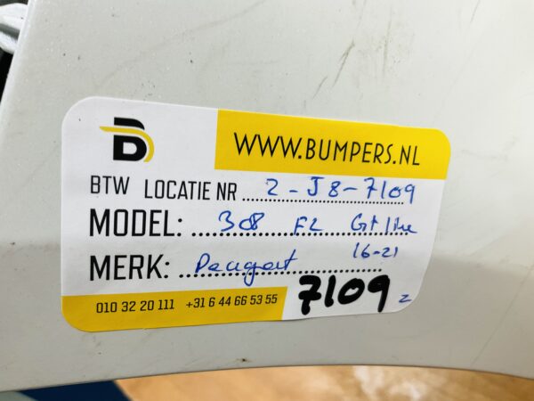 BUMPER Peugeot 308  Facelift GT Line GT -Line 2016-2021 VOORBUMPER 2-J8-7109z