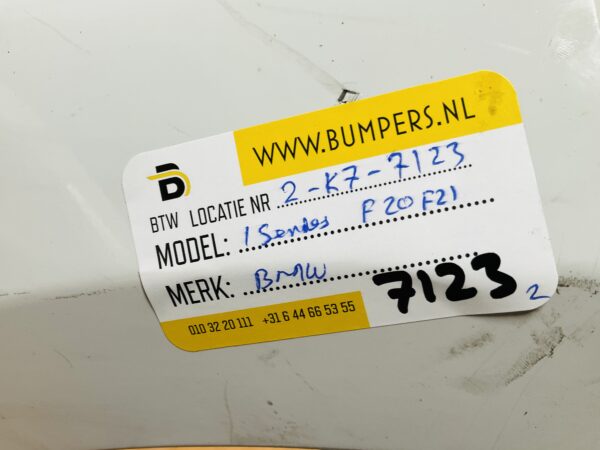 BUMPER BMW 1 Serie F20 F21 MPakket M-Pakket  2016-2019 VOORBUMPER 2-K7-7123z