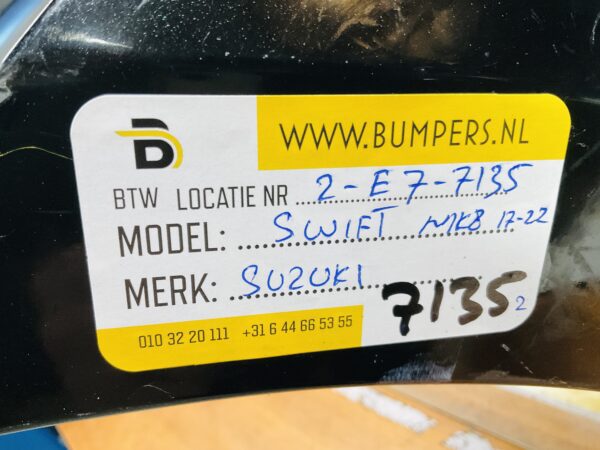 BUMPER Suzuki Swift MK8 2017-2023 VOORBUMPER 2-E7-7135z