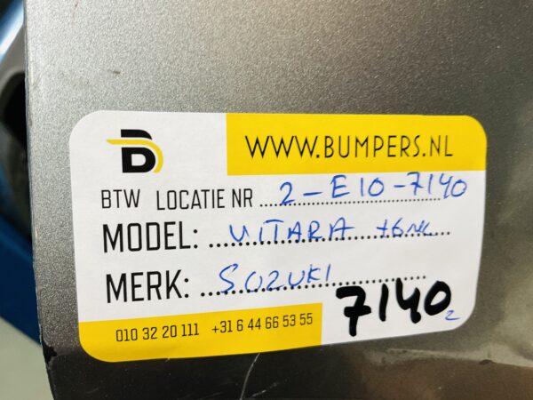 BUMPER Suzuki Vitara + Grill  VOORBUMPER 2-E10-7140z