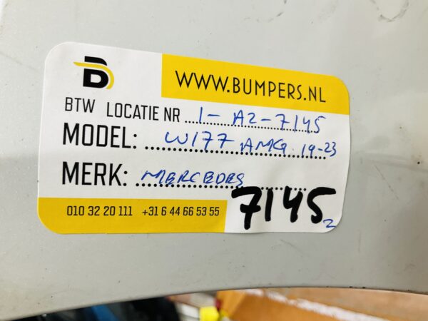 BUMPER Mercedes A Klasse W177 AMG 2019-2023 VOORBUMPER 1-A2-7145z