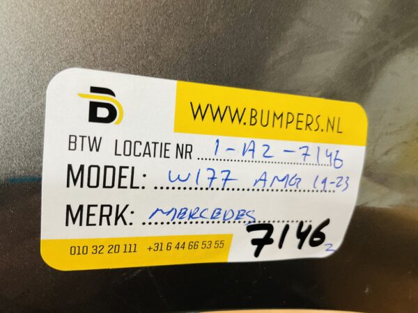 BUMPER Mercedes A Klasse W177 AMG 2019-2023 VOORBUMPER 1-A2-7146z