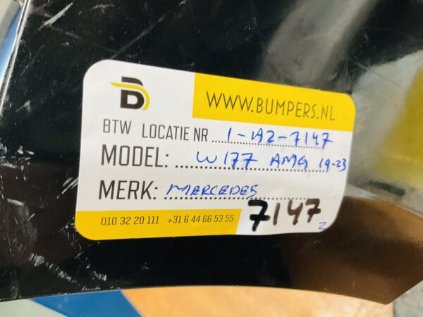 BUMPER Mercedes A Klasse W177 AMG 2019-2023 VOORBUMPER 1-A2-7147z
