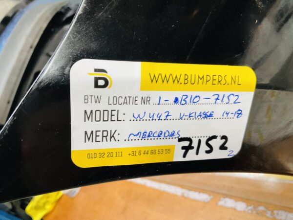 BUMPER Mercedes V-klasse W447  2014-2018 VOORBUMPER 1-B10-7152z