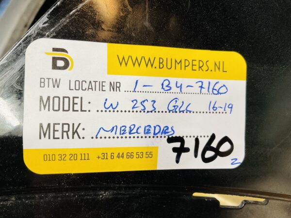 BUMPER Mercedes GLC Klasse W253  2016-2019 VOORBUMPER 1-B4-7160z