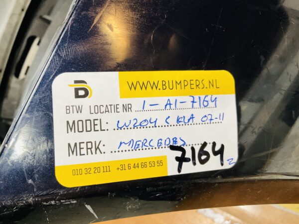 BUMPER Mercedes C Klasse W204 2007-2011 VOORBUMPER 1-A1-7164z