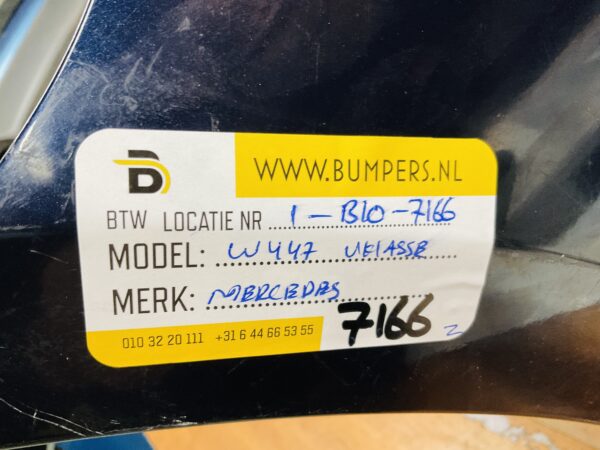 BUMPER Mercedes Vito W447 2014-2022 LAK VOORBUMPER 1-B10-7166z