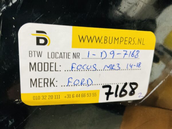 BUMPER Ford Focus MK3 Facelift 2014-2018 VOORBUMPER 1-D9-7168z