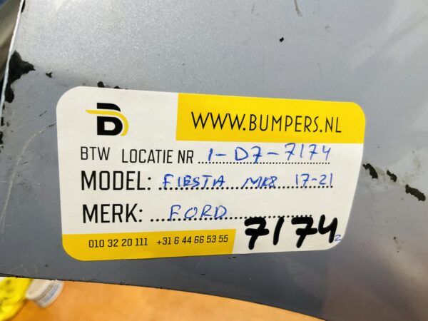 BUMPER Ford Fiesta MK8  2017-2021 VOORBUMPER 1-D7-7174z