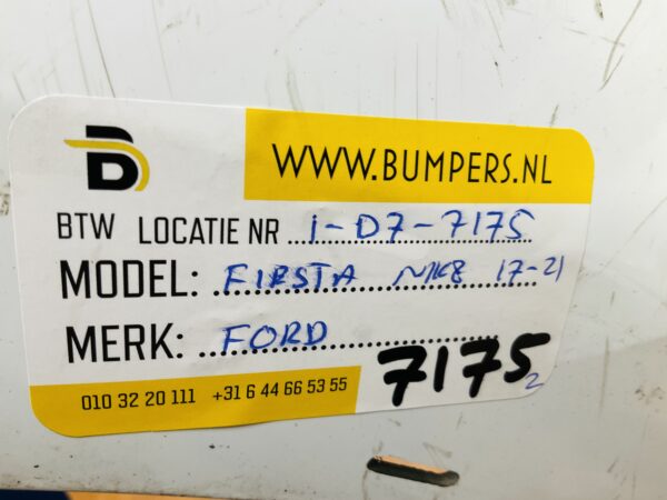 BUMPER Ford Fiesta MK8  2017-2021 VOORBUMPER 1-D7-7175z